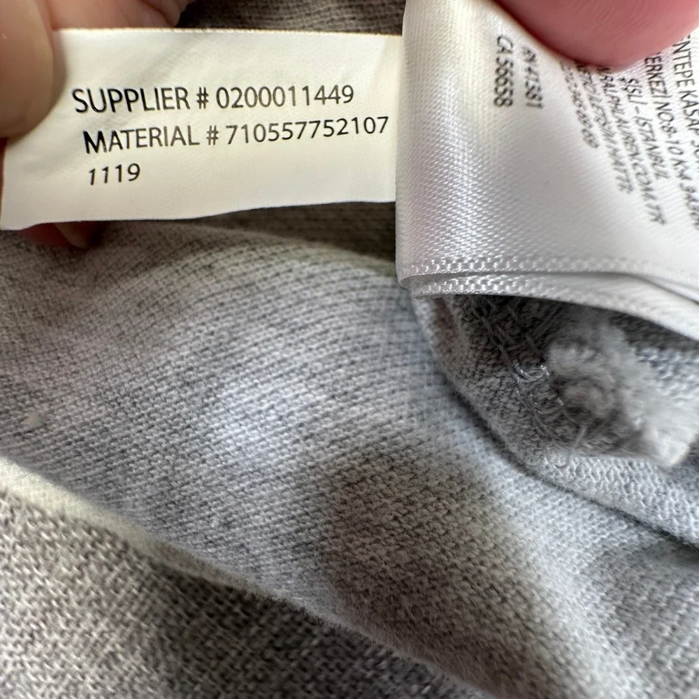 Polo Ralph Lauren Polo Shirt Men Medium Gray Custom Slim Fit Pique Cotton Preppy